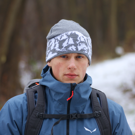 CZAPKA GIEWONT SZARA