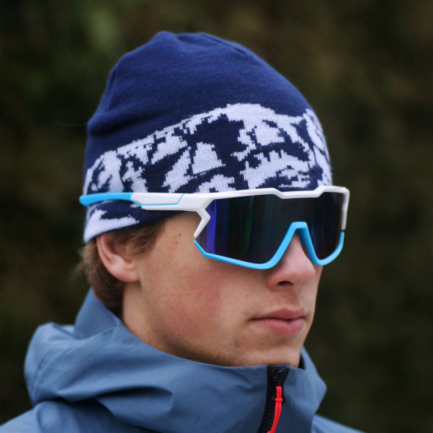 OKULARY SHRED NIEBIESKIE