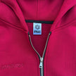 BLUZA ZIP KVALVIKA BORDOWA