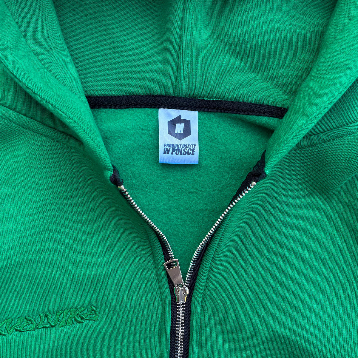 BLUZA ZIP KVALVIKA ZIELONA